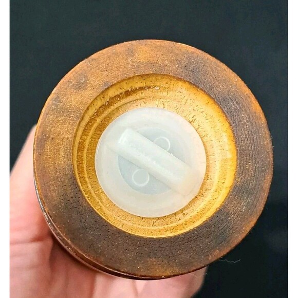 Mr. Dudley MCM Vintage Wood Salt Shaker and Pepper Mill Brown Wooden - Picture 6 of 6